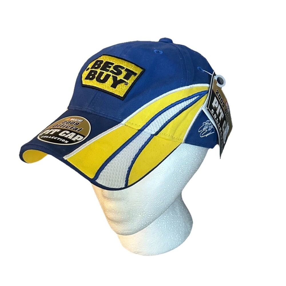 NWT 2009 OFFICIAL PIT CAP 93965 NASCAR RACING HAT BEST BUY #19 ELLIOTT SADLER